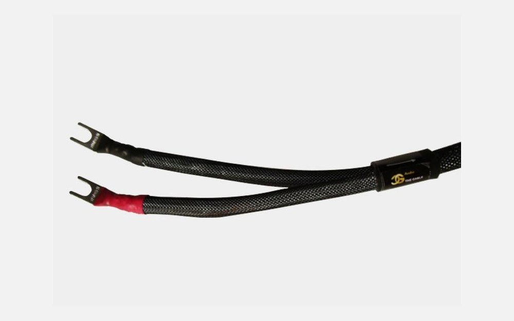 Cavo di potenza The Cable, dettaglio delle forcelle rossa e nera